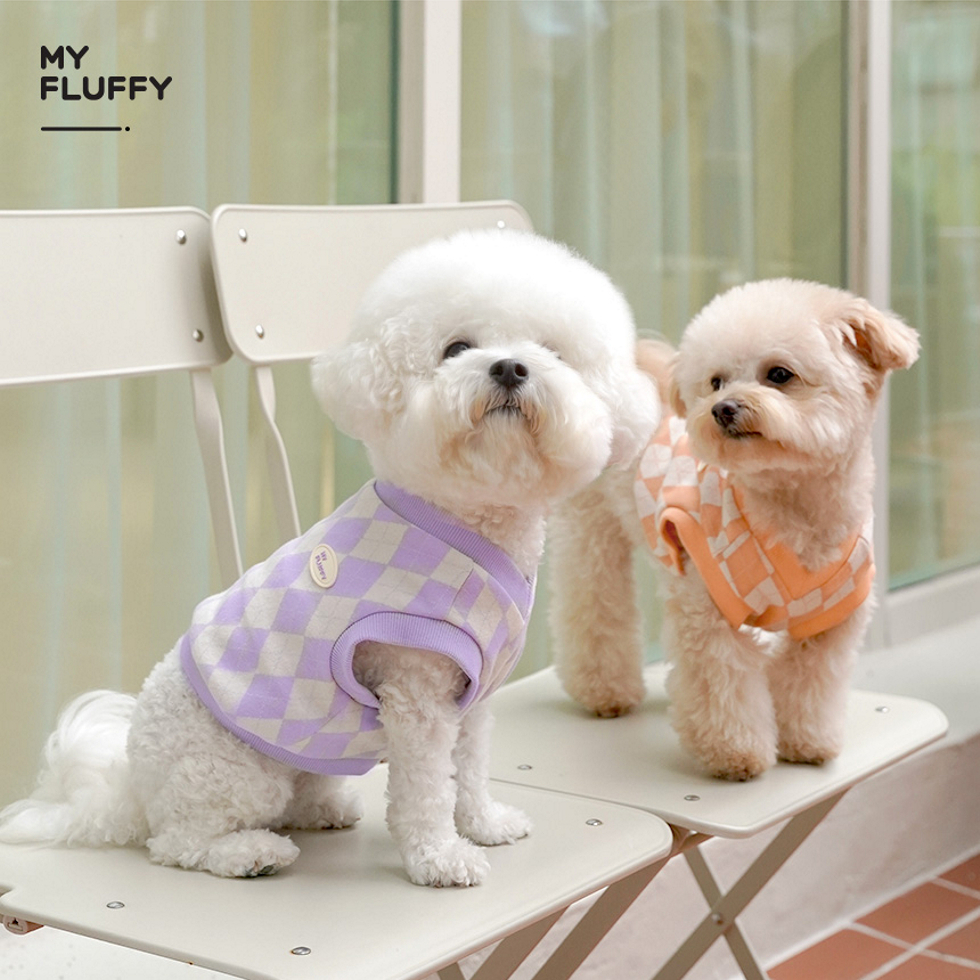 My Fluffy Argyle 針織背心