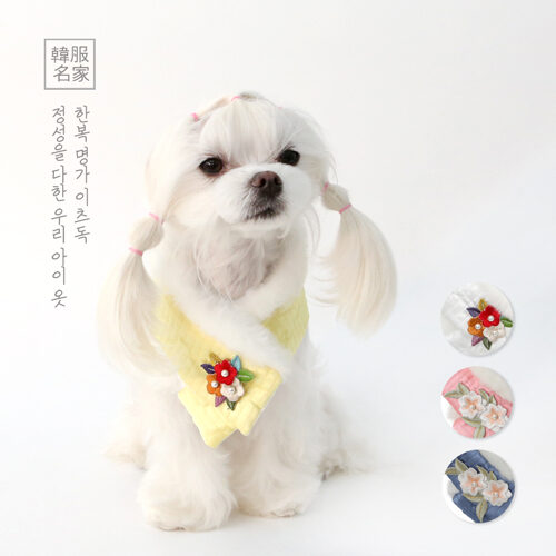 韓國農曆新年絎縫披肩
