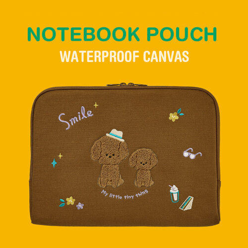 韓國貴婦防水帆布Notebook Pouch