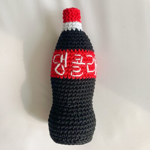 韓國可樂手工編織玩具